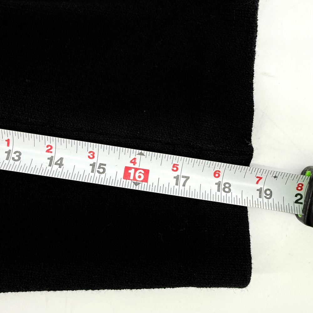 St John Basics Black Knit Sailor Pants Gold Buttons High Waist Womens‎ 8 - Picture 13 of 14